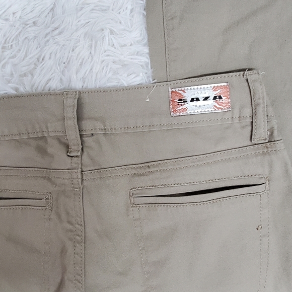 Saza Jean Company  Skinny Jeans/Khaki  size 7 - Picture 3 of 7